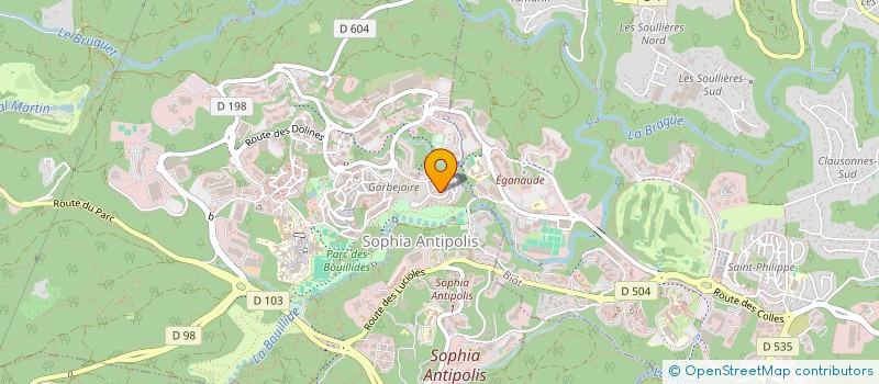localisation de l'entreprise PREMIUM à VALBONNE