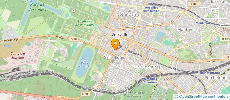 localisation de l'entreprise PREMIUM à VERSAILLES