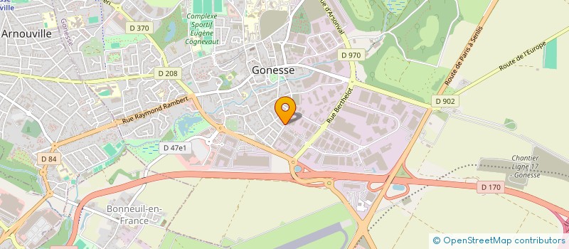 localisation de l'entreprise PREMIUM à GONESSE