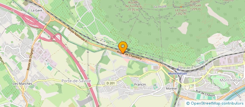 localisation de l'entreprise PREMIUM AUTO à PORTE-DE-SAVOIE