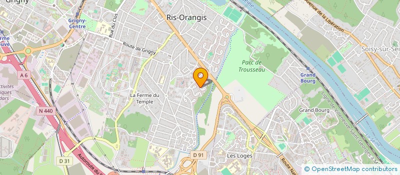 localisation de l'entreprise PREMIUM BACKLINE  RIS-ORANGIS