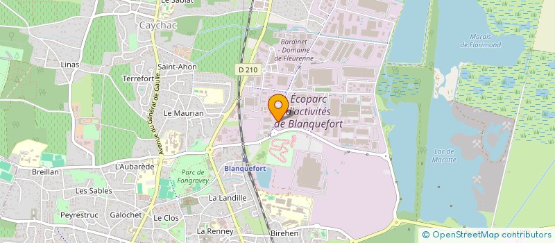 localisation de l'entreprise PREMIUM CARROSSERIE à BLANQUEFORT