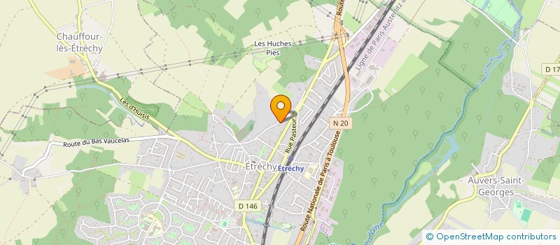 localisation de l'entreprise PREMIUM CARS  ETRECHY