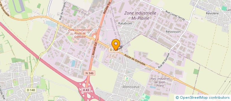 localisation de l'entreprise PREMIUM CARS LEASE  SAINT-PRIEST