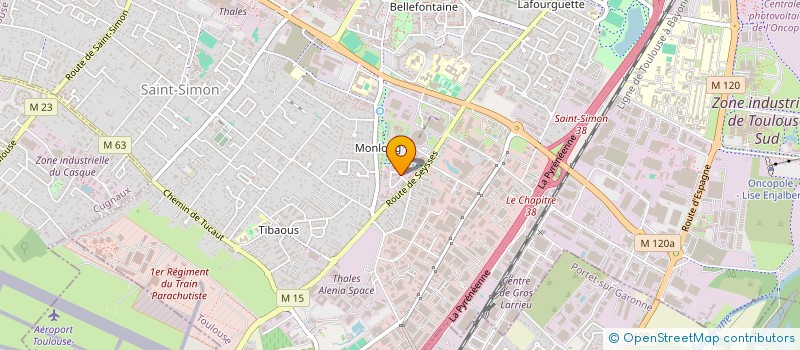 localisation de l'entreprise PREMIUM CENTRE à TOULOUSE