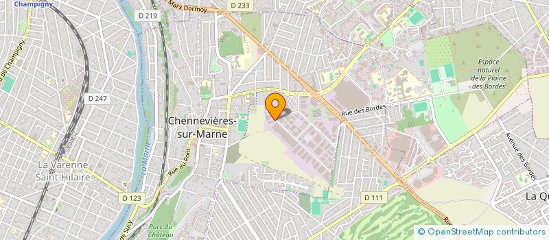 localisation de l'entreprise PREMIUM CHEF à CHENNEVIERES-SUR-MARNE