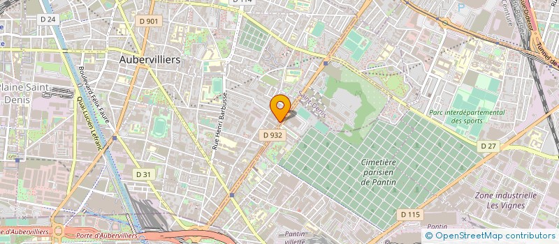 localisation de l'entreprise PREMIUM ENERGY à AUBERVILLIERS
