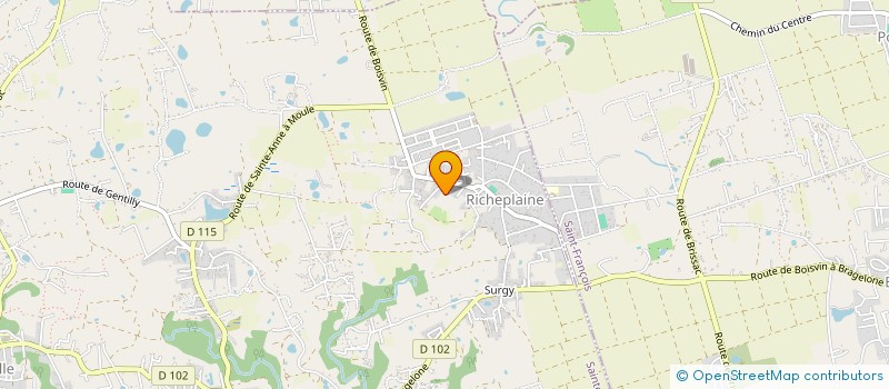 localisation de l'entreprise PREMIUM ETP  SAINTE-ANNE