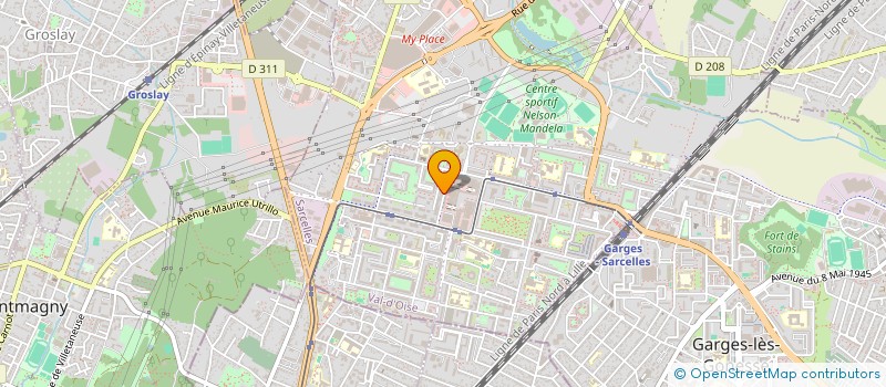 localisation de l'entreprise PREMIUM FRANCE CONSEILS  SARCELLES