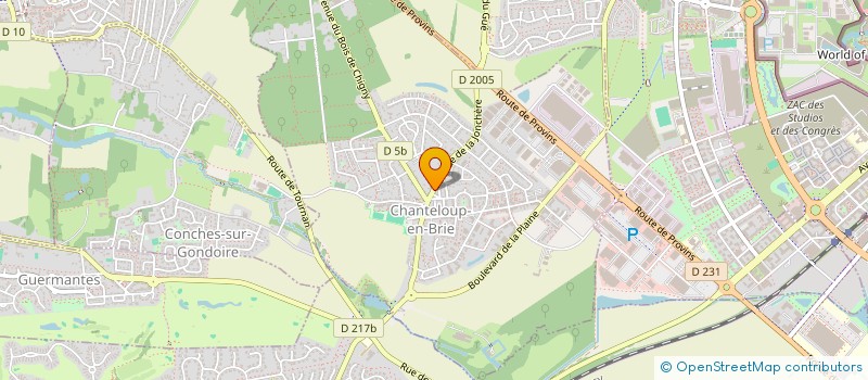 localisation de l'entreprise PREMIUM GARDIENNAGE  CHANTELOUP-EN-BRIE