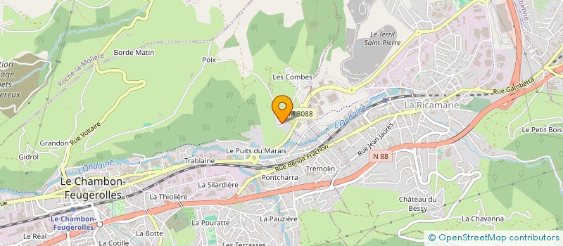 localisation de l'entreprise PREMIUM HOME LOCATION  LE CHAMBON-FEUGEROLLES