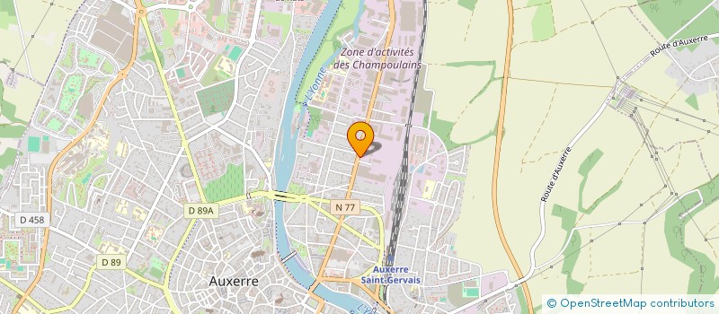 localisation de l'entreprise PREMIUM II AUTOMOBILES à AUXERRE