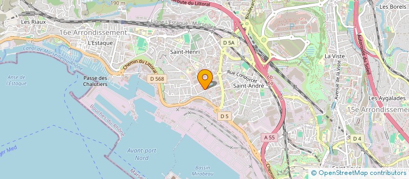 localisation de l'entreprise PREMIUM IMMO  MARSEILLE 16EME