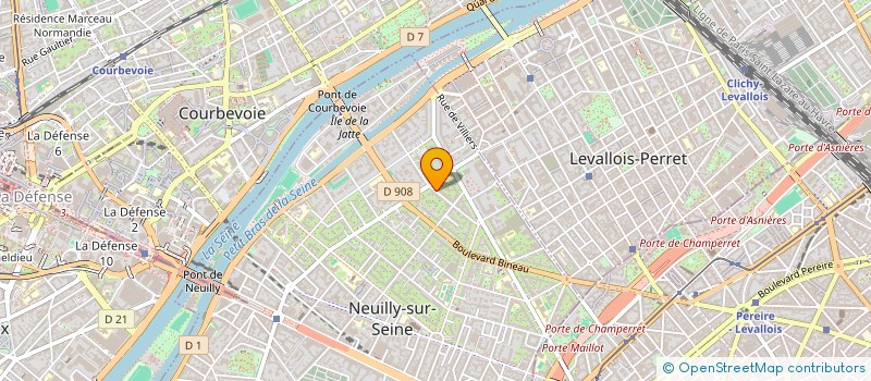 localisation de l'entreprise PREMIUM INVEST à NEUILLY-SUR-SEINE