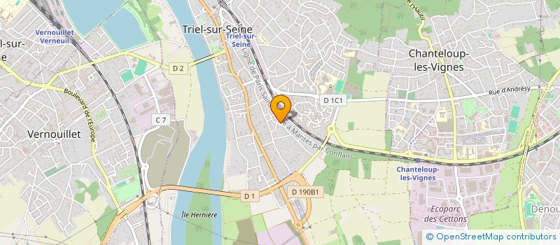 localisation de l'entreprise PREMIUM PARK AUTO  TRIEL-SUR-SEINE