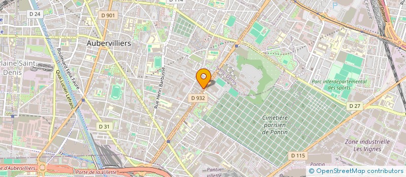 localisation de l'entreprise PREMIUM POWER à AUBERVILLIERS