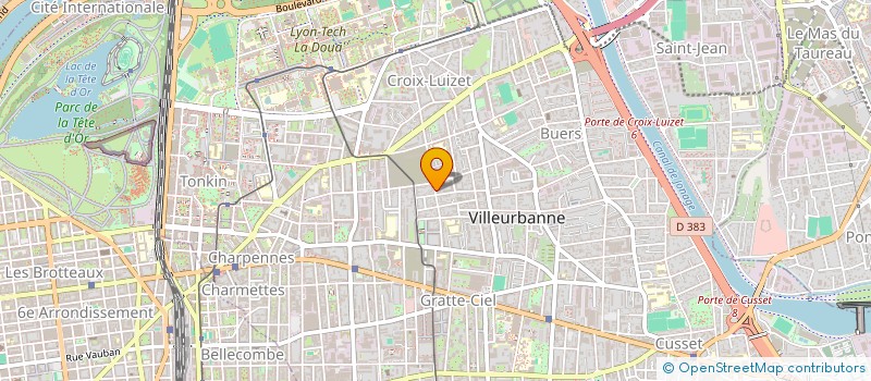 localisation de l'entreprise PREMIUM RHONE TRANSPORTS  VILLEURBANNE