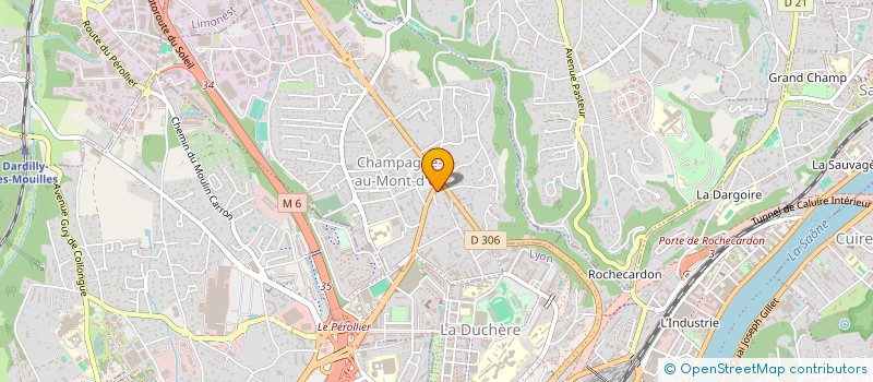 localisation de l'entreprise PREMIUM'S LED à CHAMPAGNE-AU-MONT-D'OR