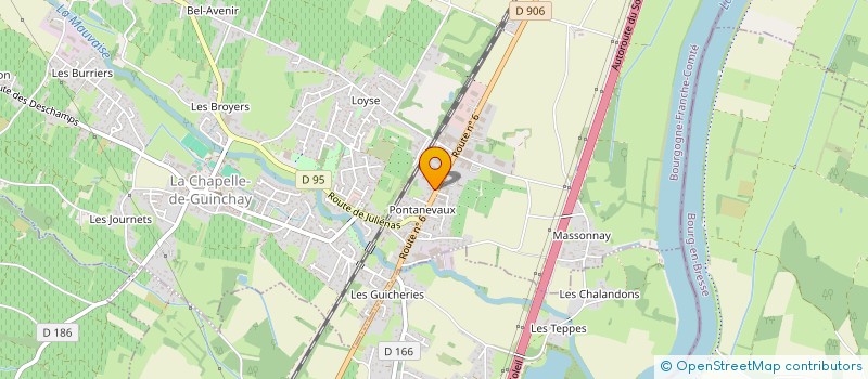 localisation de l'entreprise PREMIUM SELECTION AUTOMOBILE  LA CHAPELLE-DE-GUINCHAY