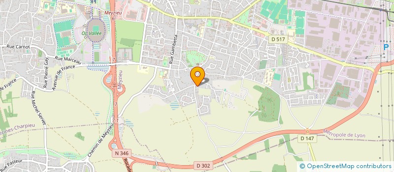 localisation de l'entreprise PREMIUM SERVICE T à MEYZIEU