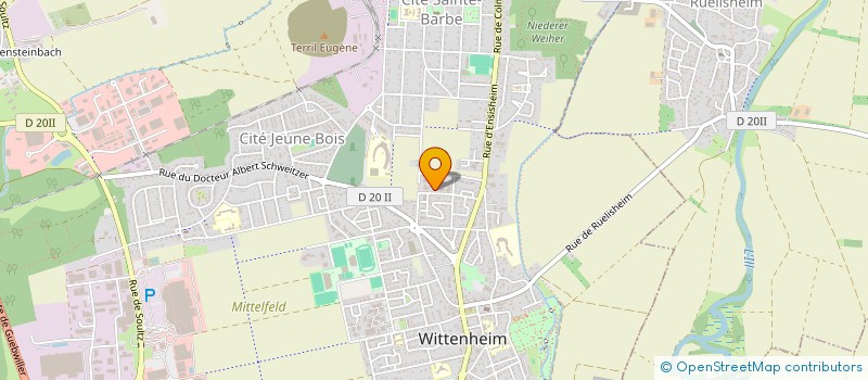 localisation de l'entreprise PREMIUM TRANSPORT  WITTENHEIM