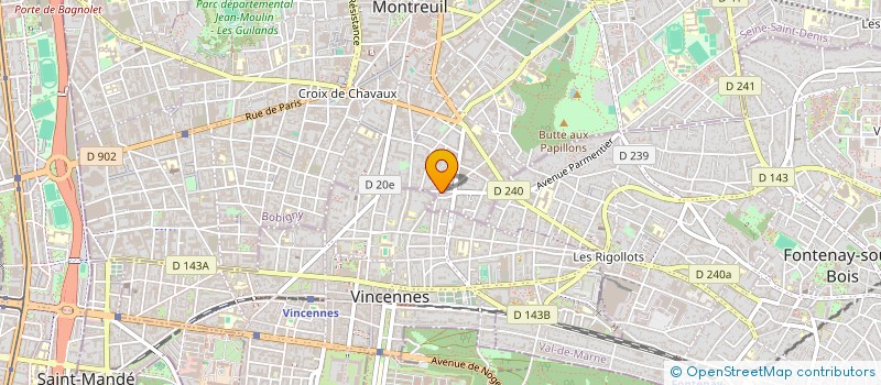 localisation de l'entreprise PREMIUM TRAVEL SERVICES à MONTREUIL
