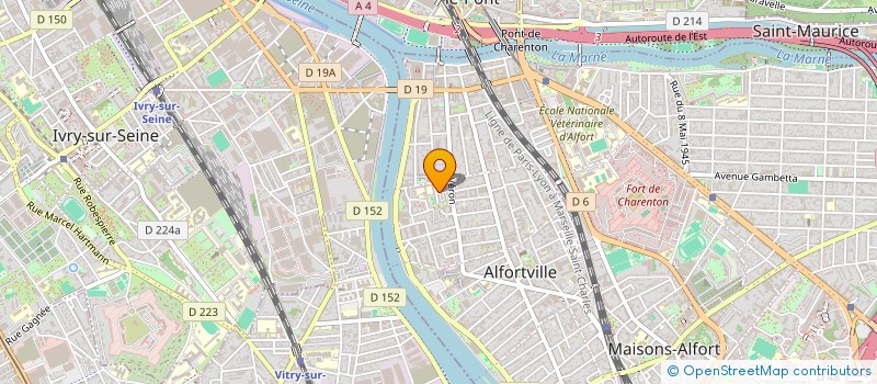 localisation de l'entreprise PREMIUM VTC à ALFORTVILLE