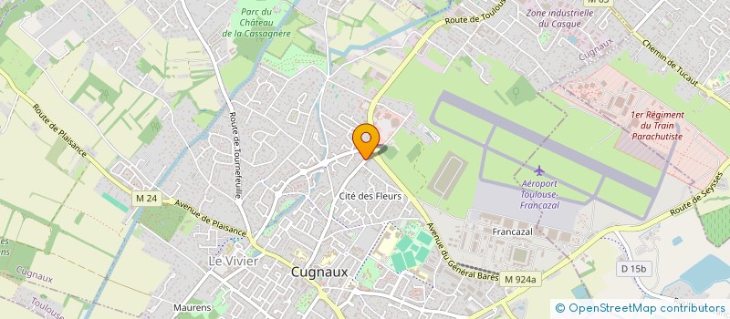localisation de l'entreprise PREMIUM VTC TRANSFER à CUGNAUX