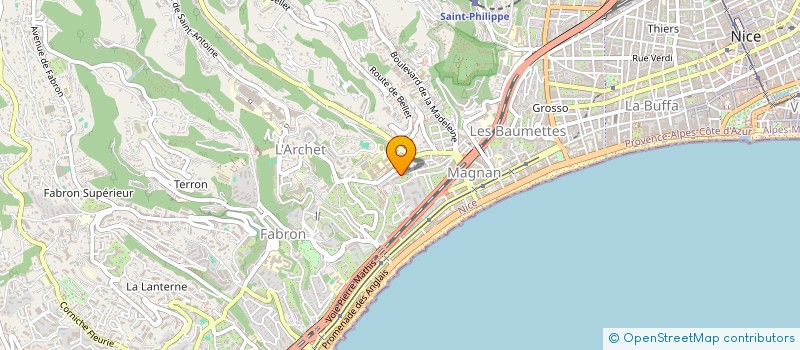 localisation de l'entreprise PREMIUMAZUR  NICE