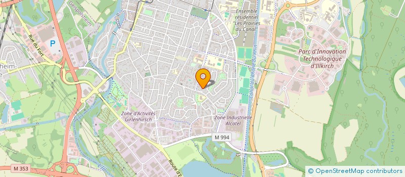 localisation de l'entreprise PREMIUMVTC  ILLKIRCH-GRAFFENSTADEN