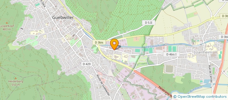 localisation de l'entreprise PREMULI  GUEBWILLER