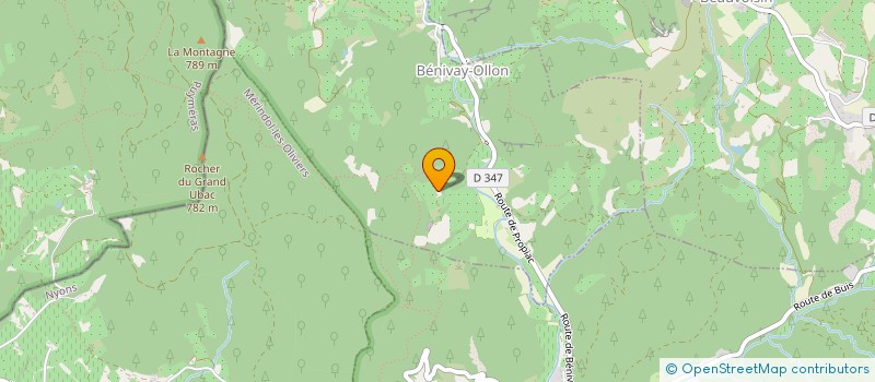 localisation de l'entreprise PREN-LO D'AISE  LA ROCHE-SUR-LE-BUIS