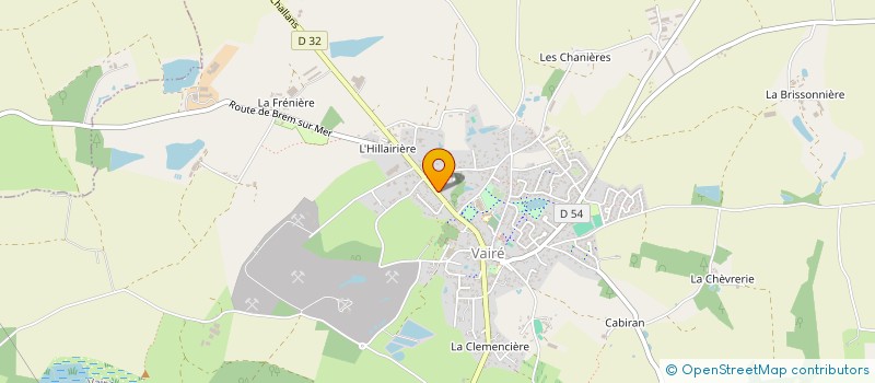 localisation de l'entreprise PRENAO à LES ACHARDS