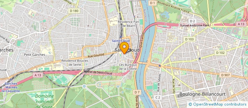 localisation de l'entreprise PRENDRE L AIR à SAINT-CLOUD
