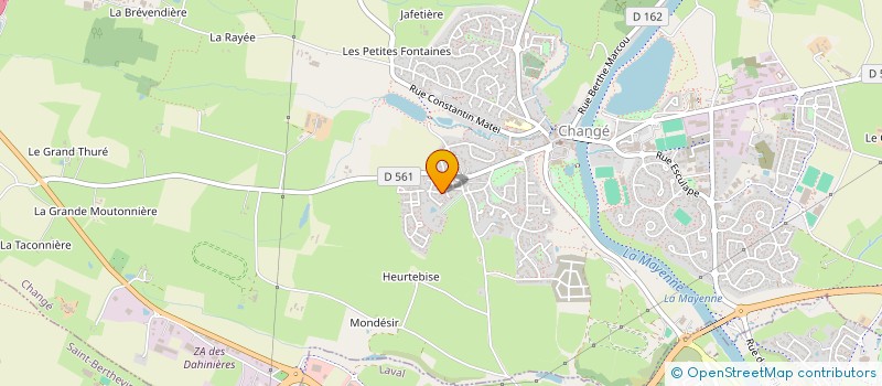 localisation de l'entreprise PRENDRE UN ENFANT PAR LA MAIN à CHANGE
