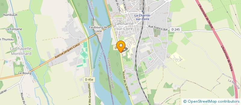 localisation de l'entreprise PRENDS SOIN DE TOI à LA CHARITE-SUR-LOIRE