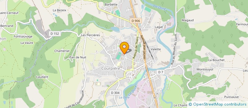 localisation de l'entreprise PRENDS TON CARTABLE à COURPIERE