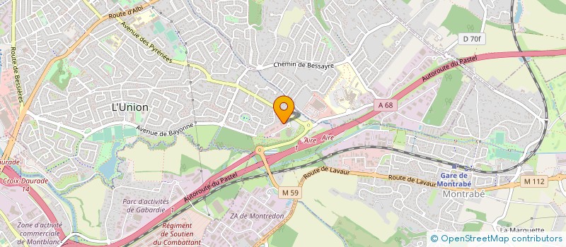 localisation de l'entreprise PRENEO à SAINT-SULPICE-LA-POINTE