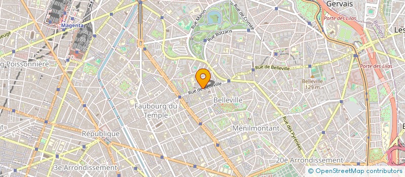 localisation de l'entreprise PRENEZ PLACE  PARIS