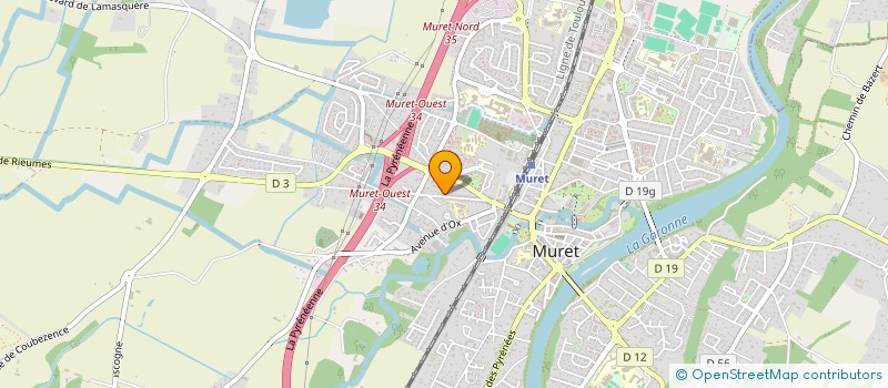 localisation de l'entreprise PRENIUM-FR.COM à MURET