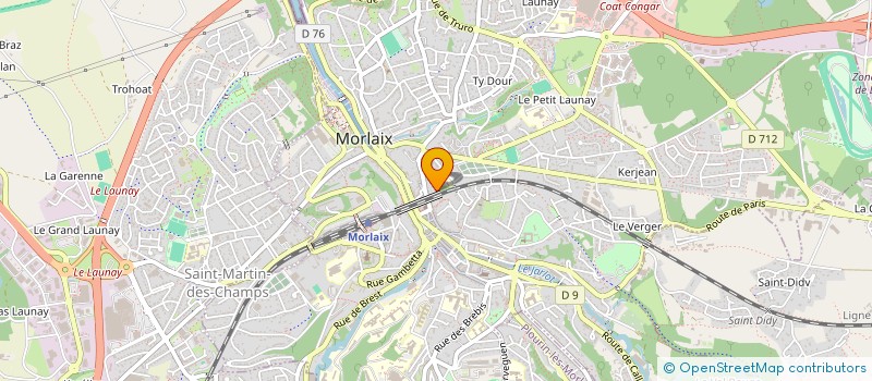 localisation de l'entreprise PRENN DIAGNOSTIC à MORLAIX