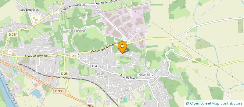 localisation de l'entreprise PRENONS RACINE à REYRIEUX