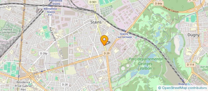 localisation de l'entreprise PREP' AVENIR LOISIRS à STAINS