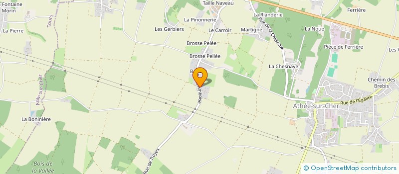 localisation de l'entreprise PREPA 4 RAID  ATHEE-SUR-CHER