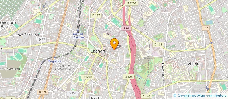 localisation de l'entreprise PREPA-BIO-SANTE  CACHAN