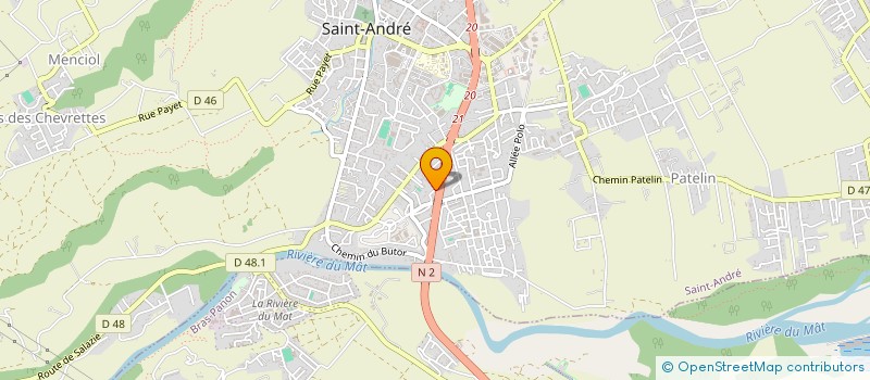localisation de l'entreprise PREPA-FORMATION à SAINT-ANDRE