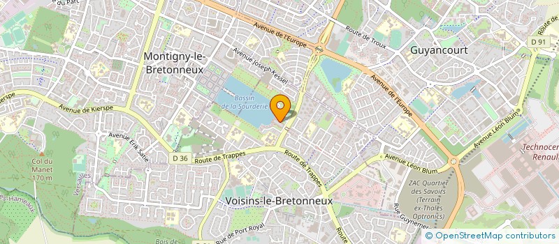 localisation de l'entreprise PREPA-FR  VOISINS-LE-BRETONNEUX