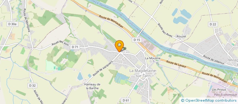 localisation de l'entreprise PREPA'VO à LA MAGDELAINE-SUR-TARN