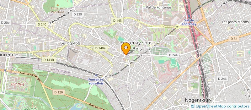 localisation de l'entreprise PREPA2S à FONTENAY-SOUS-BOIS