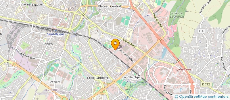 localisation de l'entreprise PREPACTION à SAINT-BRIEUC